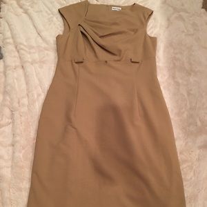 Khaki midi dress